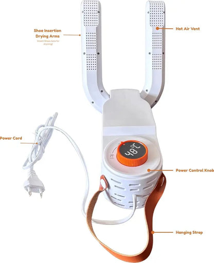 Shoes Dryer Constant Temperature Shoe Dryer timer And Handle Foot Dryer Electric Boot Warmer For Gloves Footwear Dryers Folding Design and Smart Panel