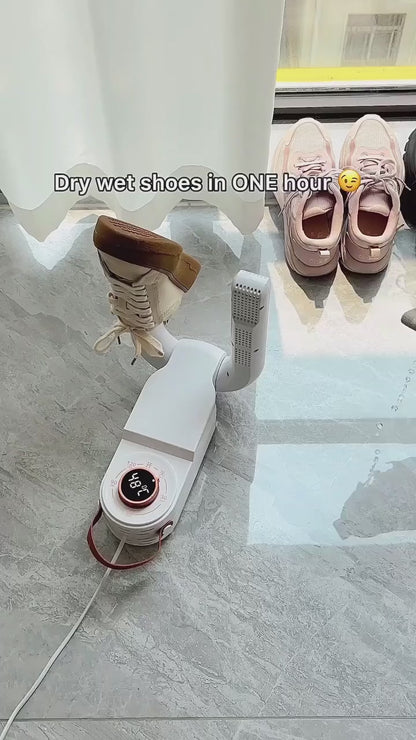 Shoes Dryer Constant Temperature Shoe Dryer timer And Handle Foot Dryer Electric Boot Warmer For Gloves Footwear Dryers Folding Design and Smart Panel